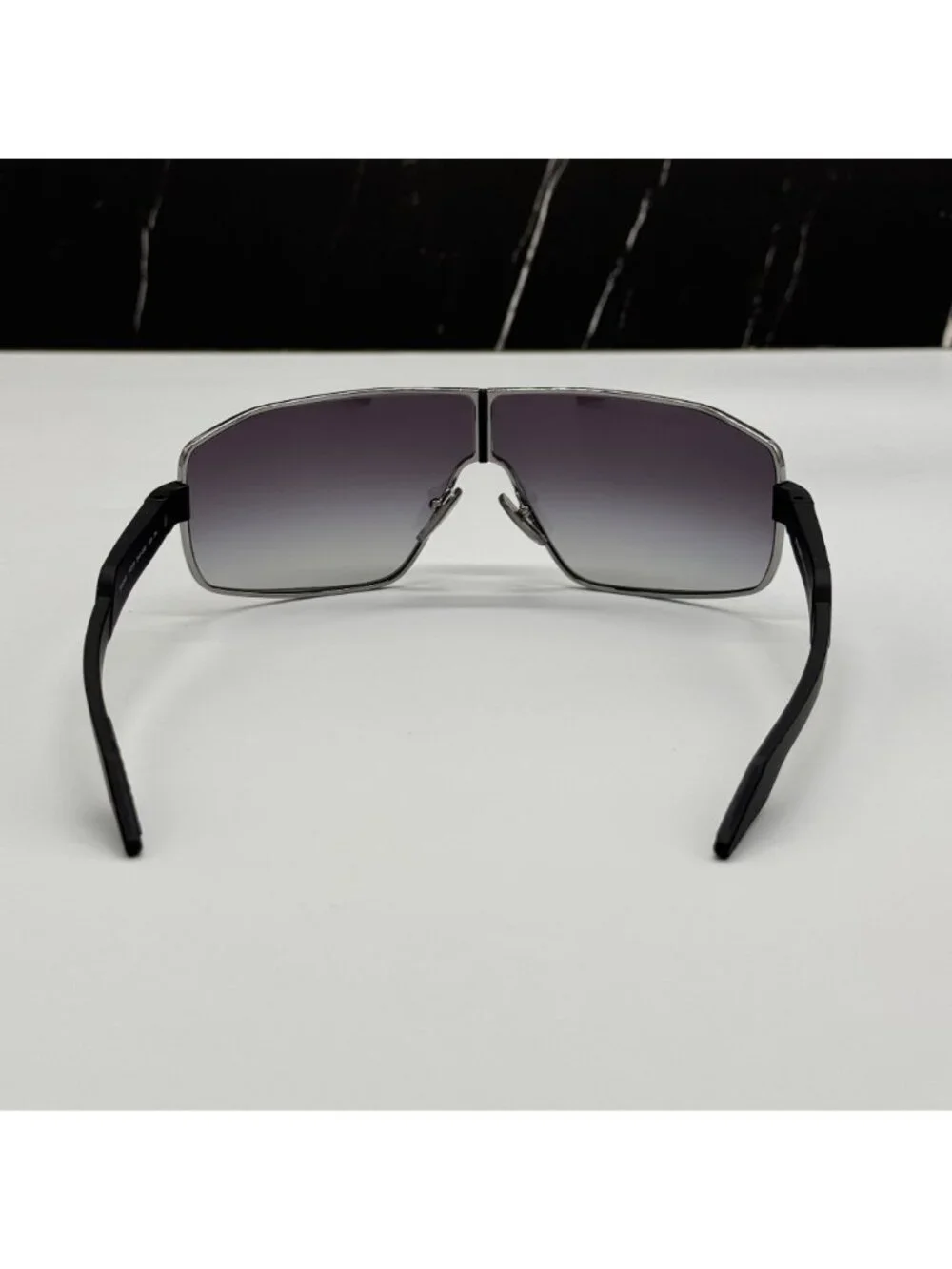 Prada Linea Rossa PS54YS 5AV09U Men Black Gray Sport Sunglasses Authentic NEW